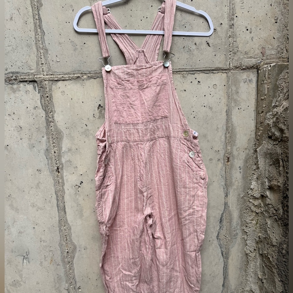 Pink Linin Overalls